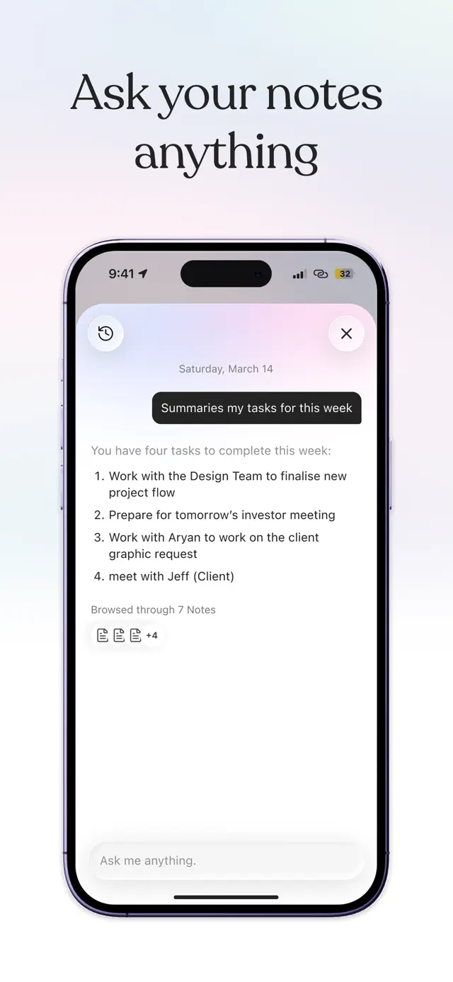 OneKey Notes: ask your notes anything